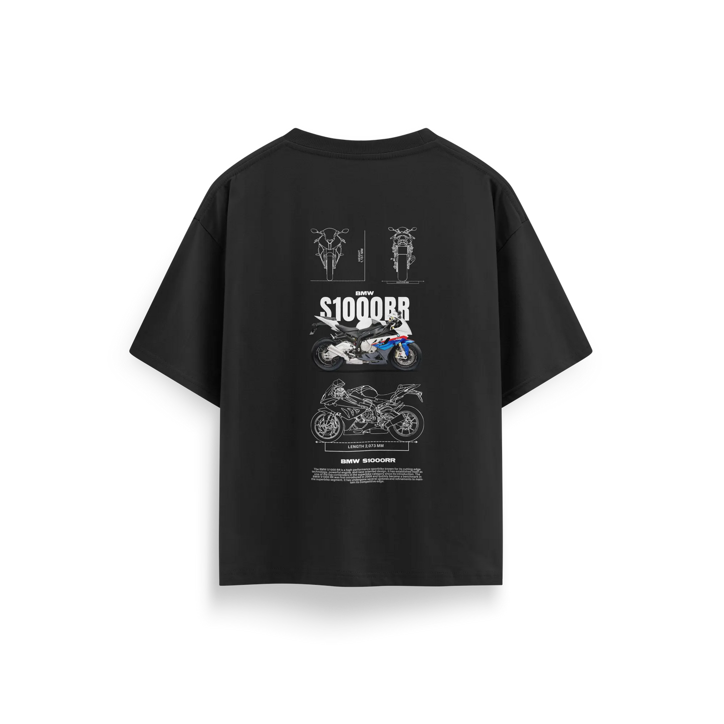 BMW S1000RR - Black - Oversized T-Shirt