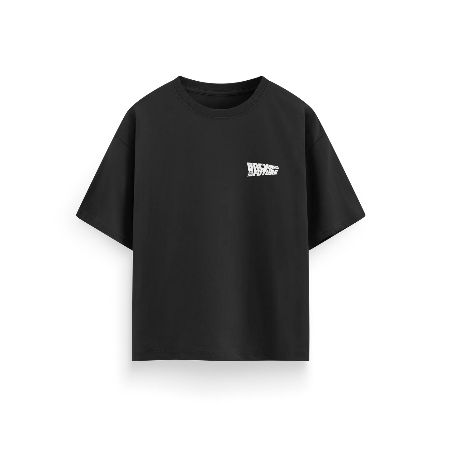Back To The Future - Black - Oversized T-Shirt