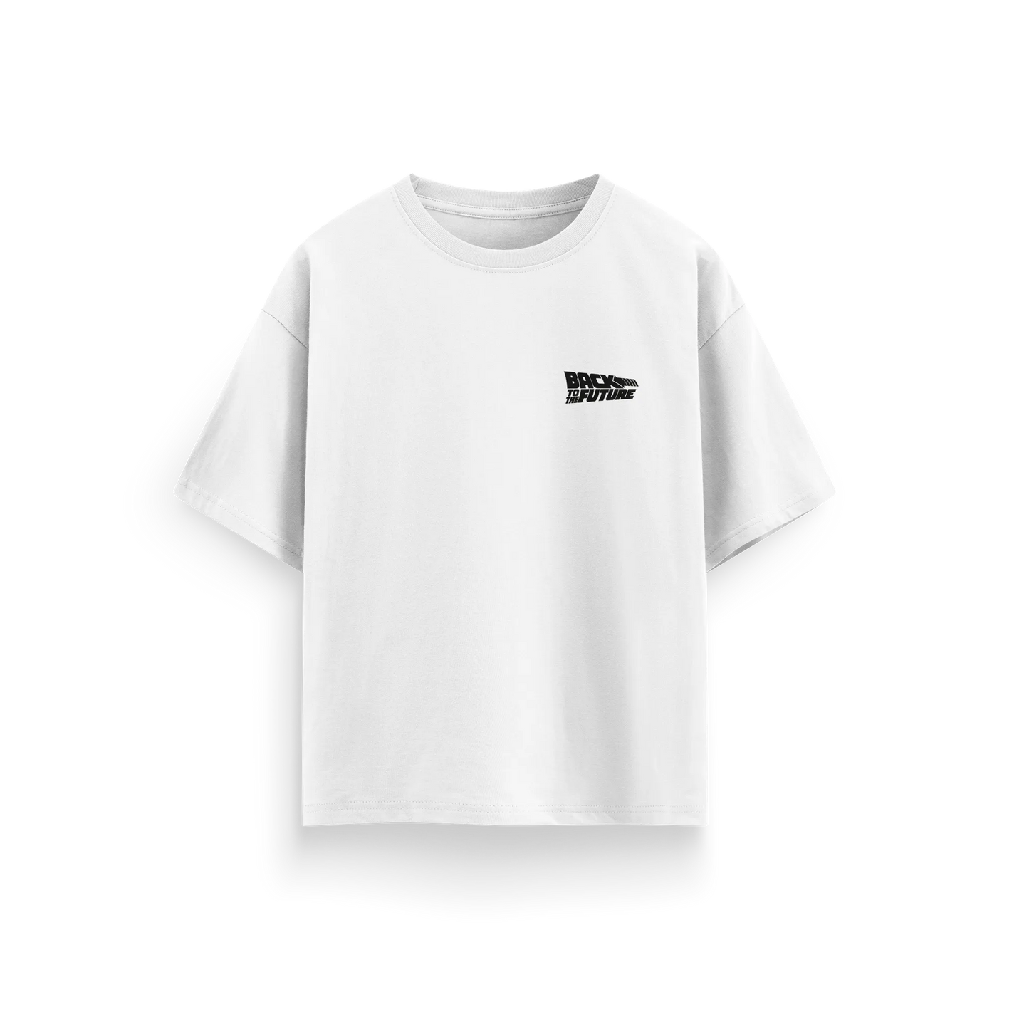 Back To The Future - White - Oversized T-Shirt