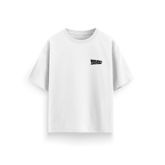 Back To The Future - White - Oversized T-Shirt
