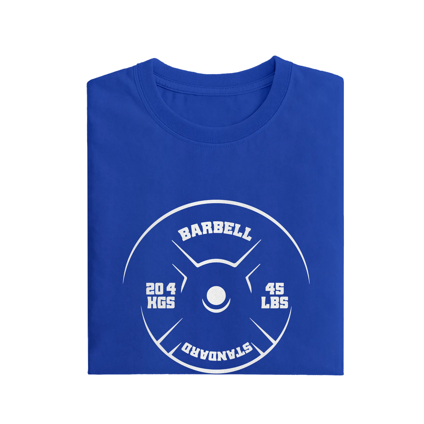 Barbell - Royal Blue - T-Shirt