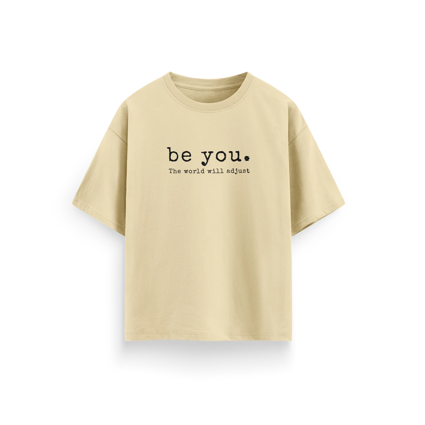 Be You - Beige - Oversized T-Shirt