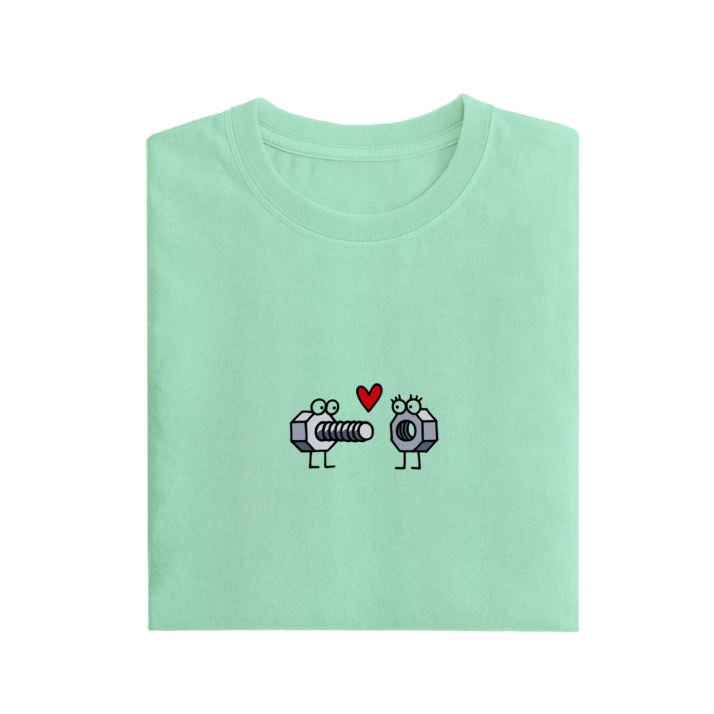 Bolt And Nut - Mint - T-Shirt