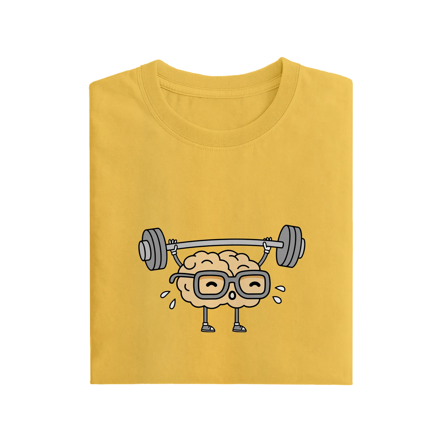Brain Power - Yellow - T-Shirt
