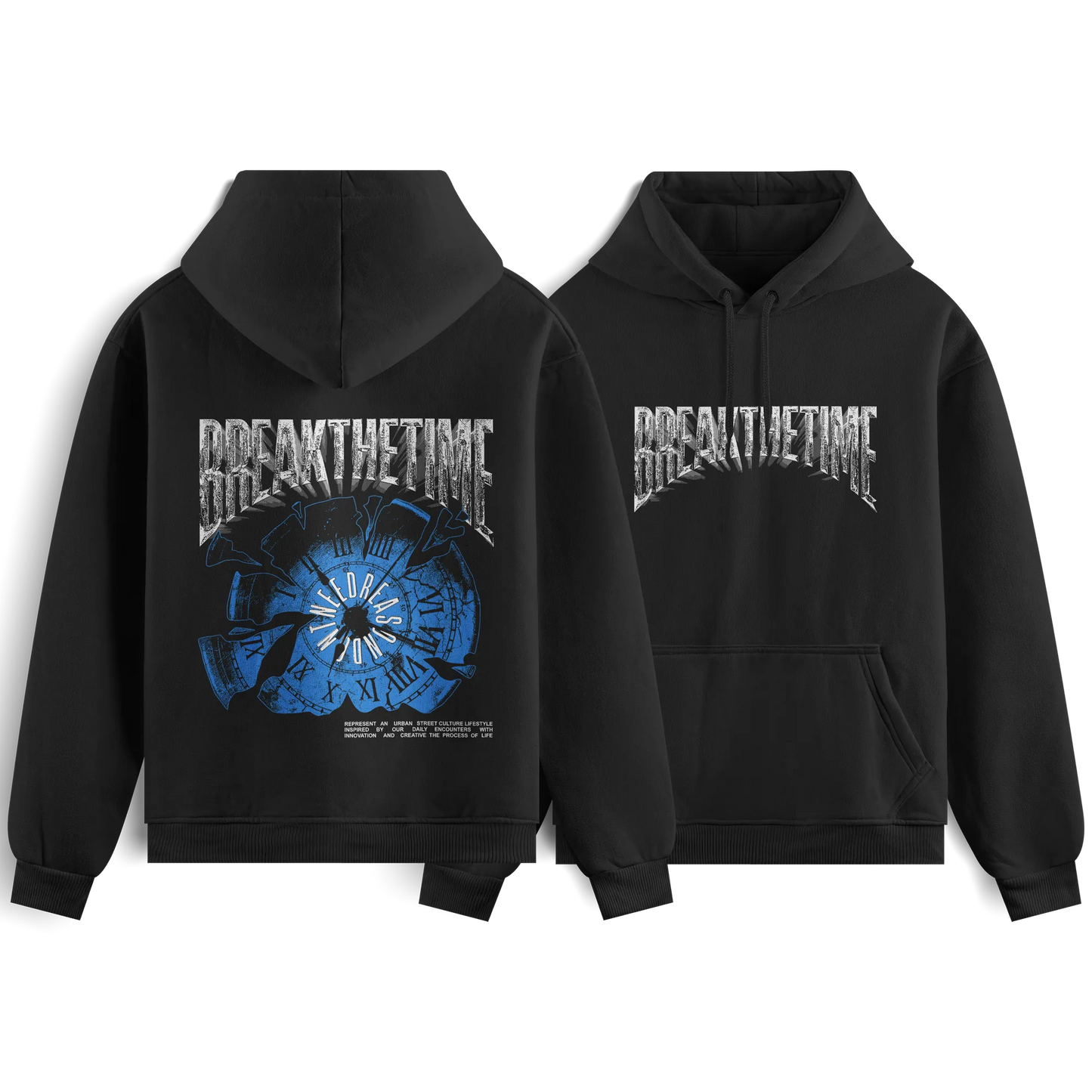Break The Time - Black - Hoodie