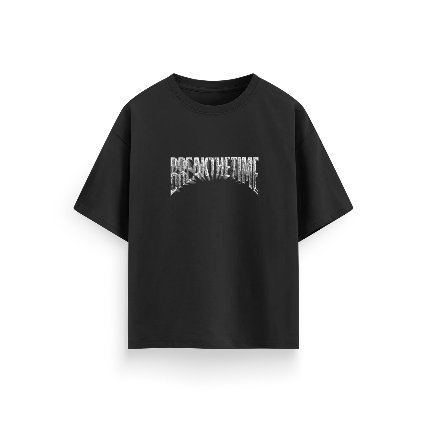 Break The Time - Black - Oversized - T-Shirt