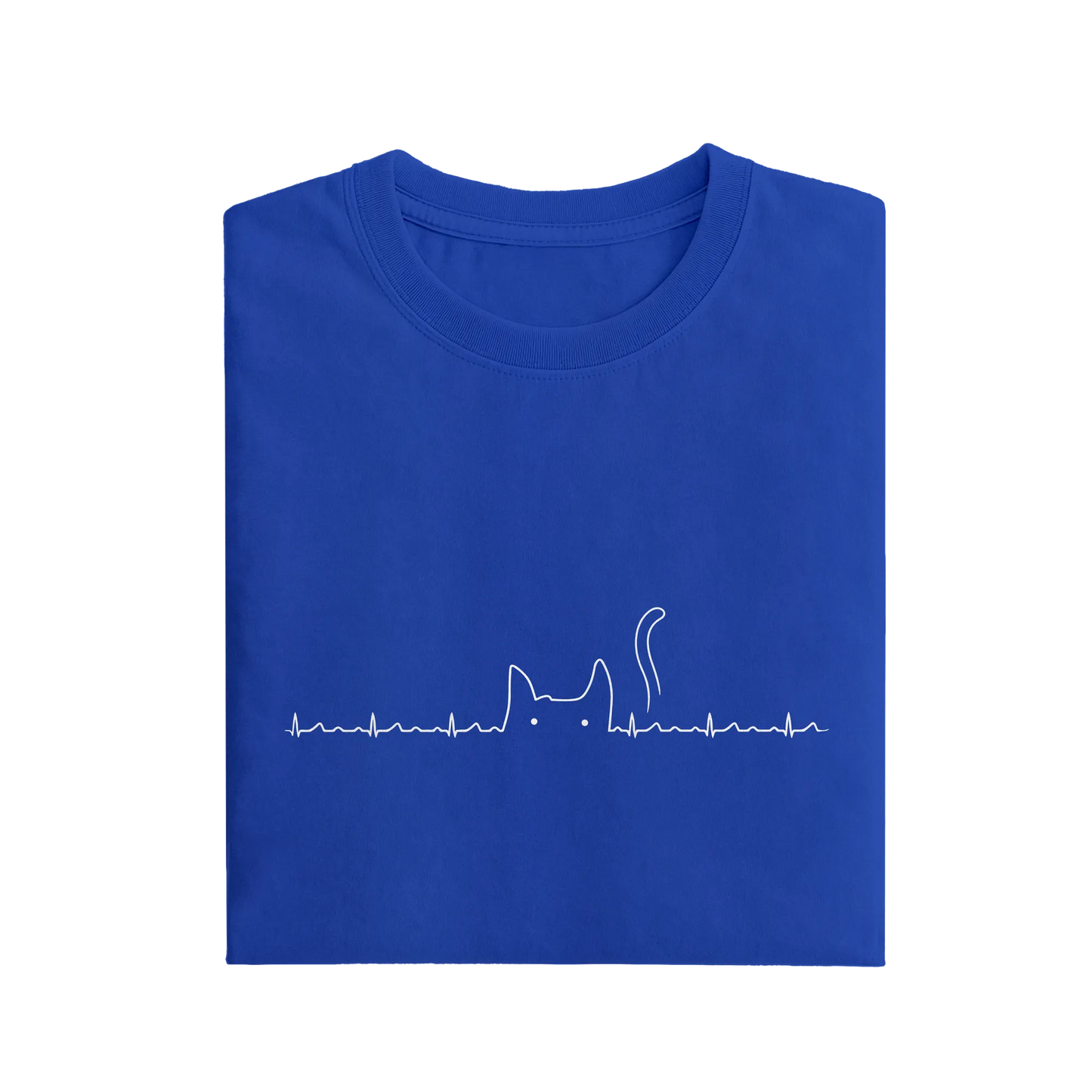 Cat - Royal Blue - T-Shirt