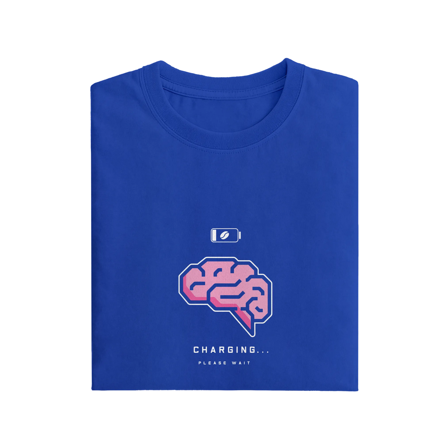 Charging Please Wait - Royal Blue - T-Shirt