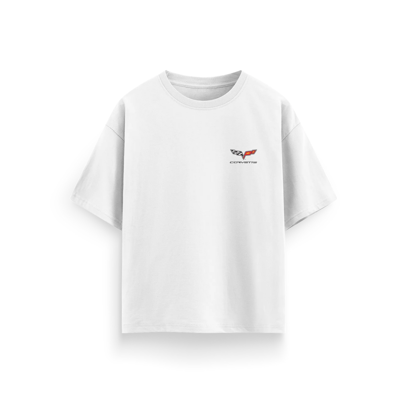 Chevrolet Corvette - White - Oversized T-Shirt