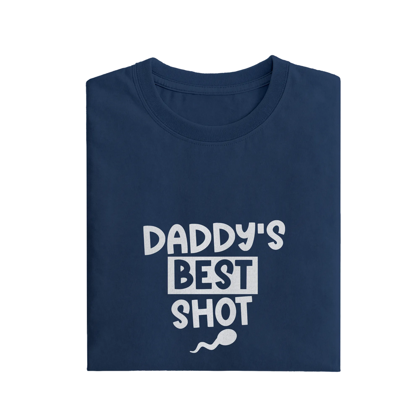Daddy's Best Shot - Navy Blue - T-Shirt