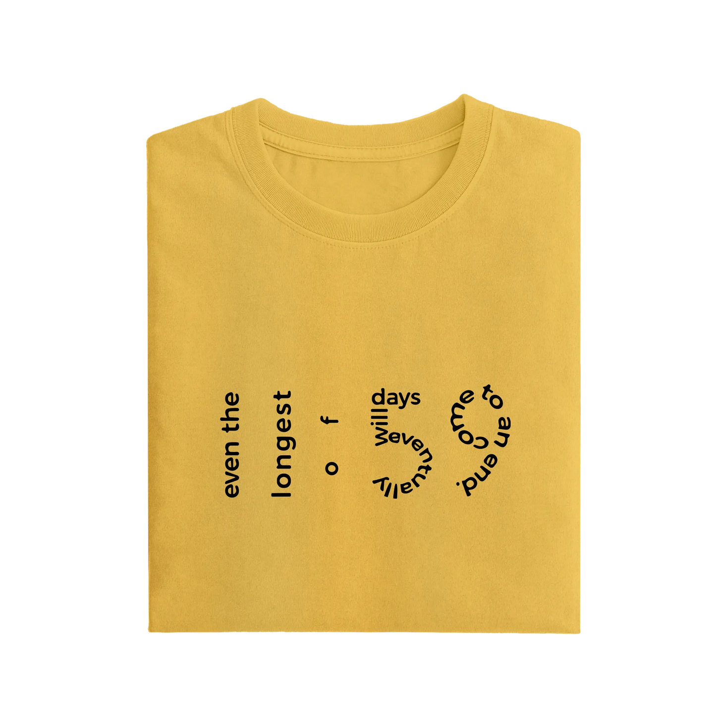 Even The Longest - Yellow - T-Shirt