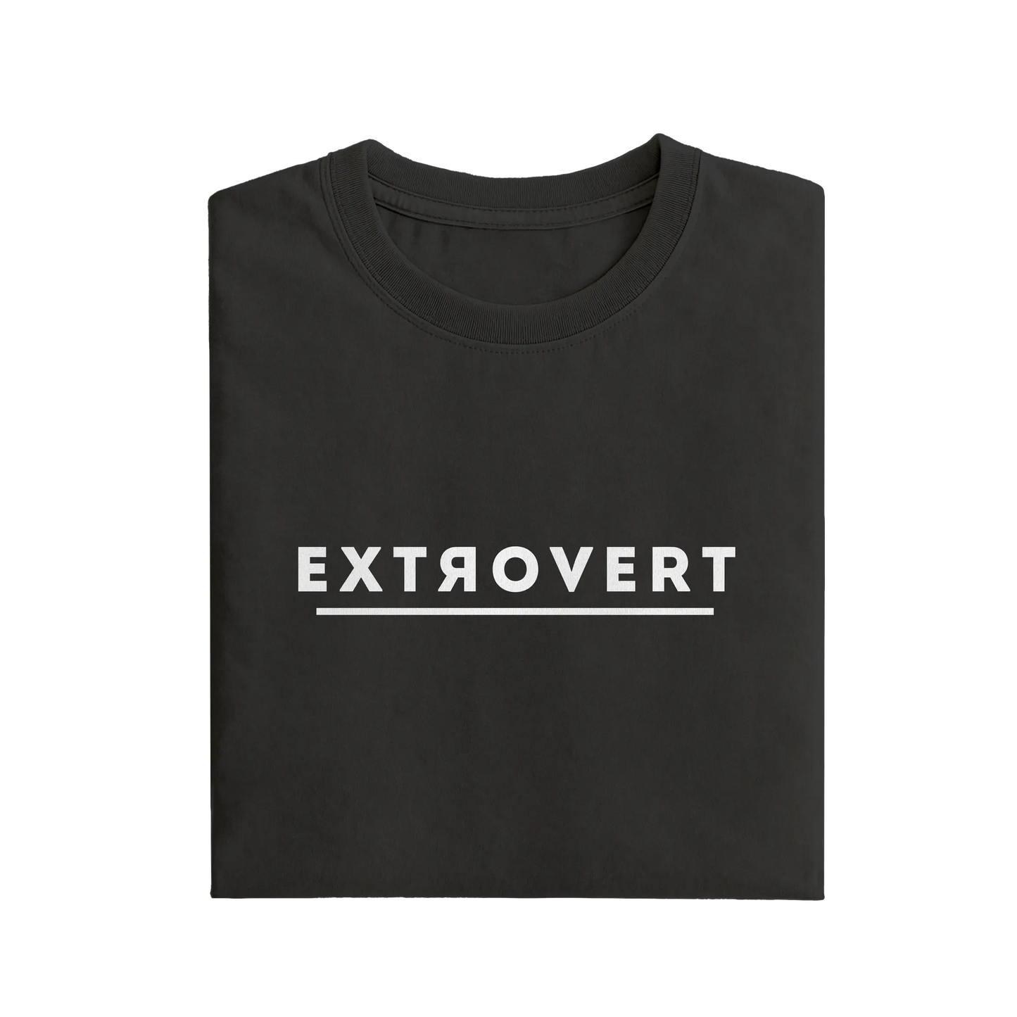 Extrovert - Black - T-Shirt