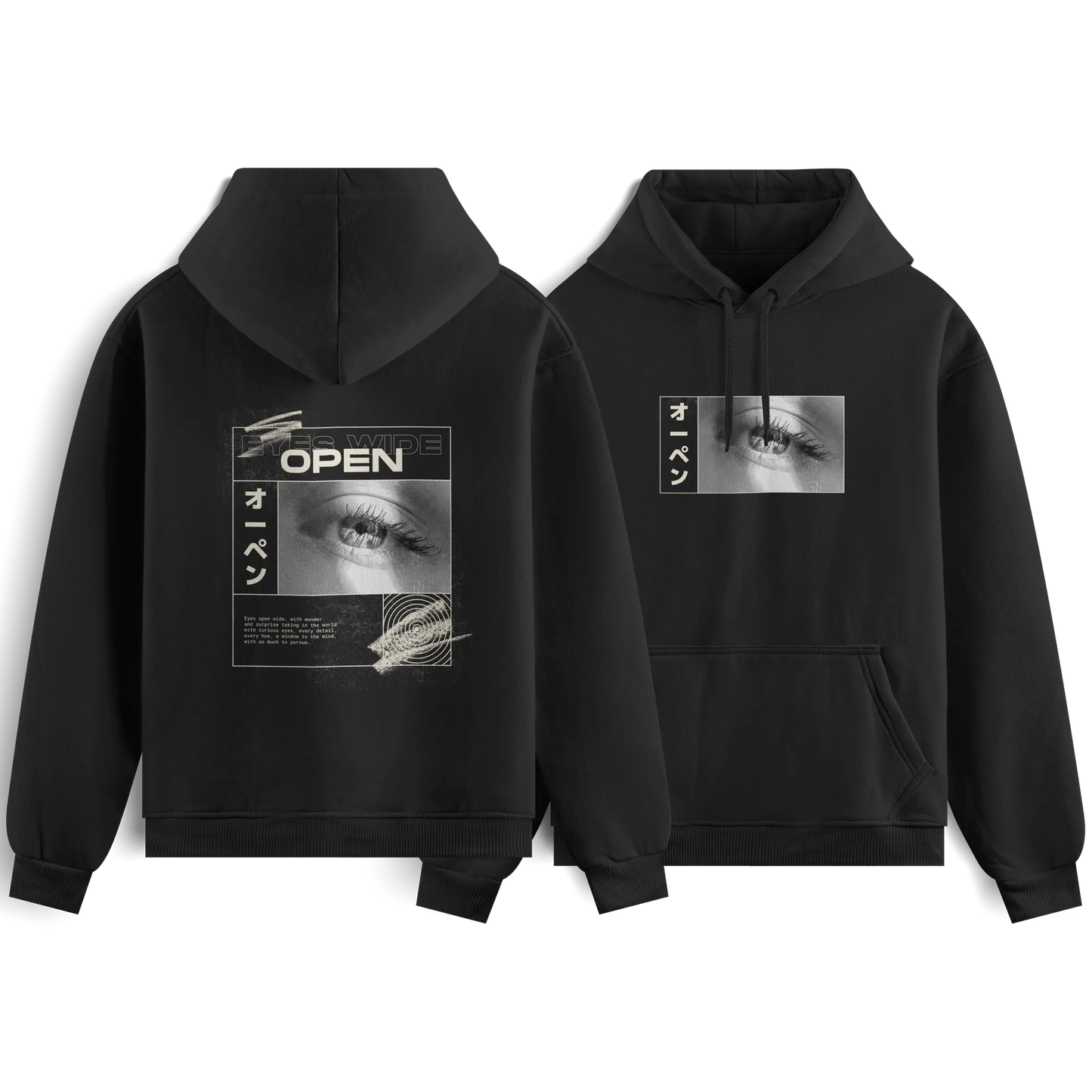 Eyes Wide Open - Black - Hoodie