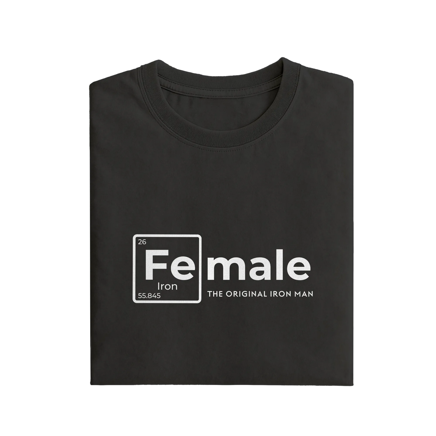 Female The Original Iron Man - Black - T-Shirt