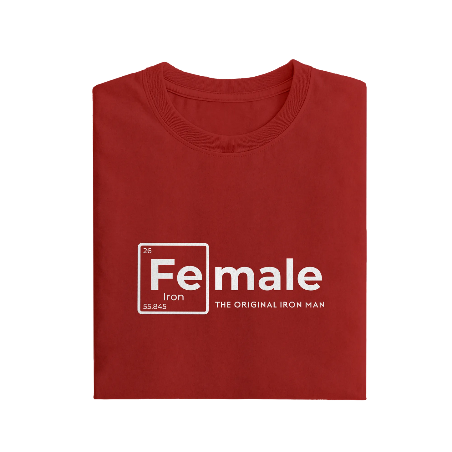Female The Original Iron Man - Red - T-Shirt