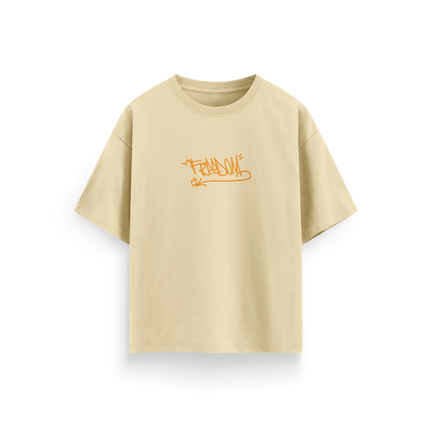 Freedom Streetwear - Beige - Oversized T-Shirt