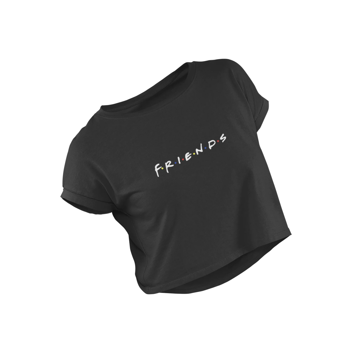 Friends - Black - Croptop