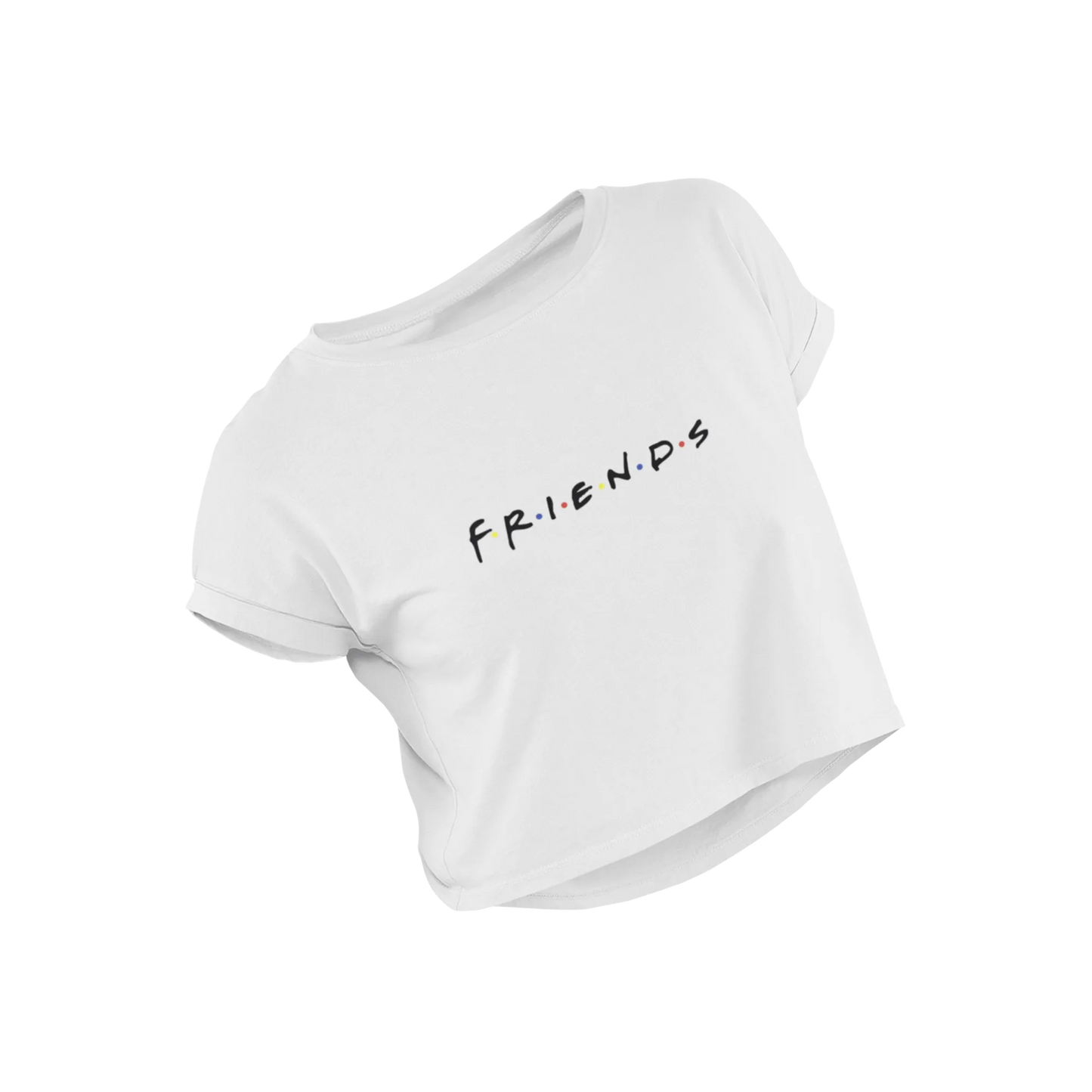 Friends - White - Croptop