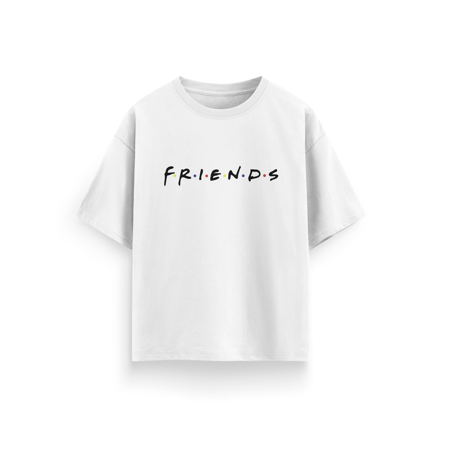 Friends - White - Oversized - T-Shirt