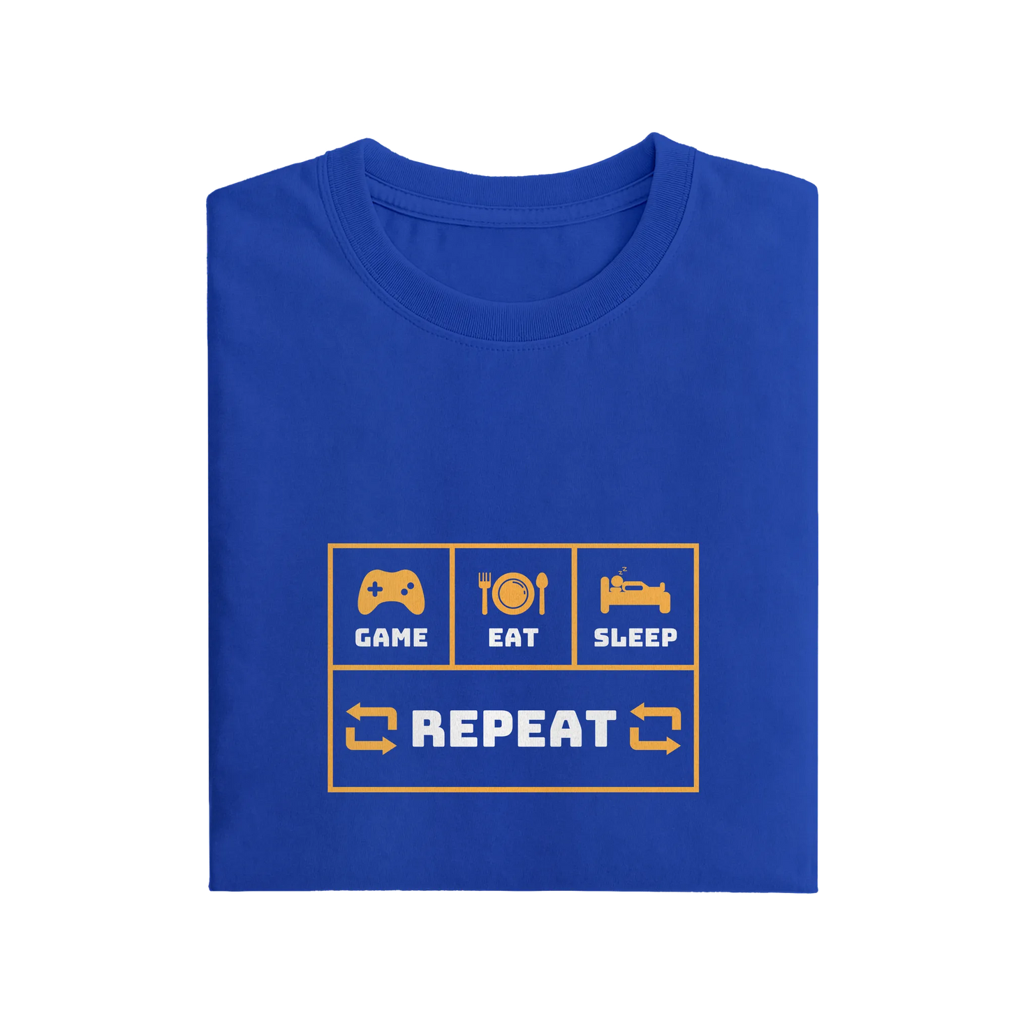 Game Eat Sleep Repeat - Royal Blue - T-Shirt