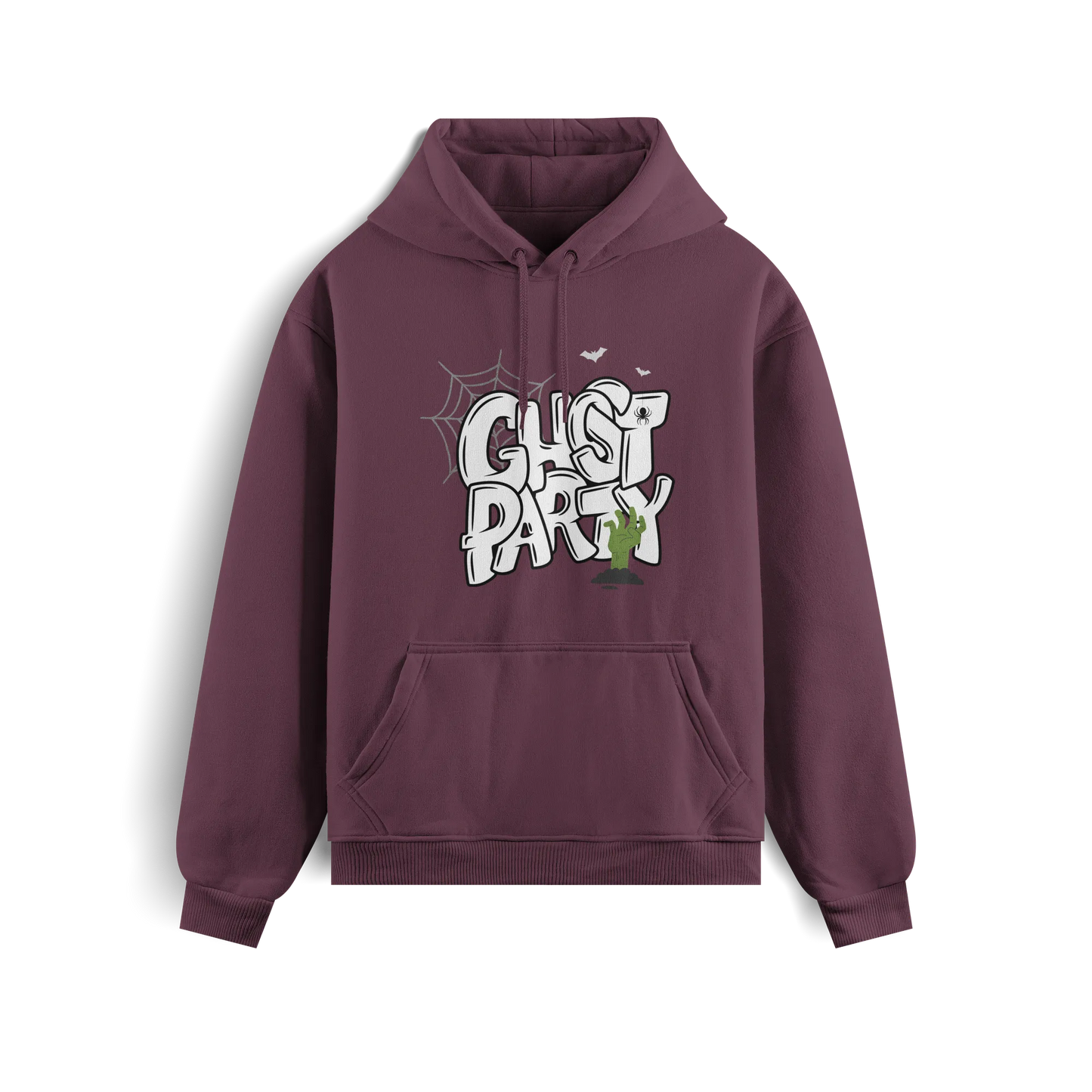 Ghost Party - Maroon - Hoodie