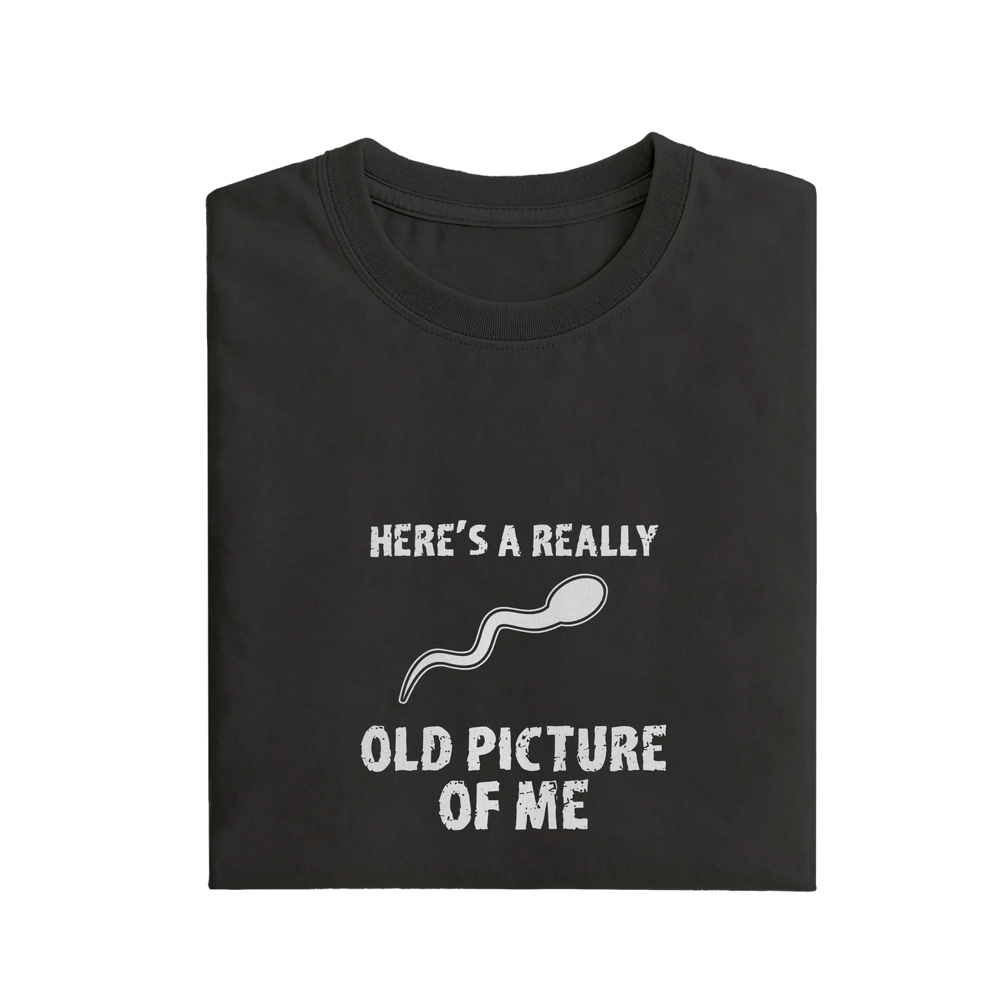 Here's A Really Old Picture Of Me - Black - T-Shirt