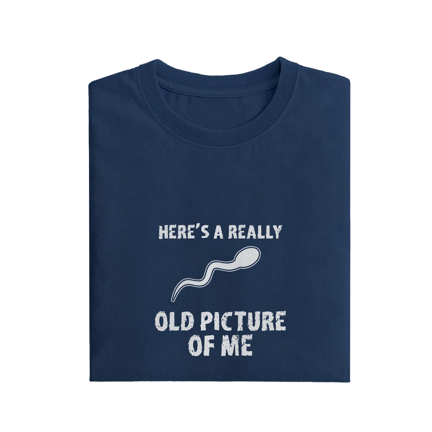 Here's A Really Old Picture Of Me - Navy Blue - T-Shirt