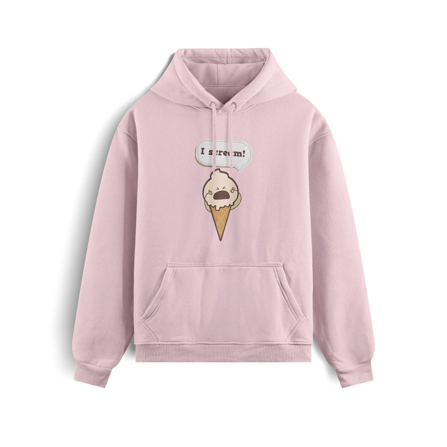 I Scream - Baby Pink - Hoodie