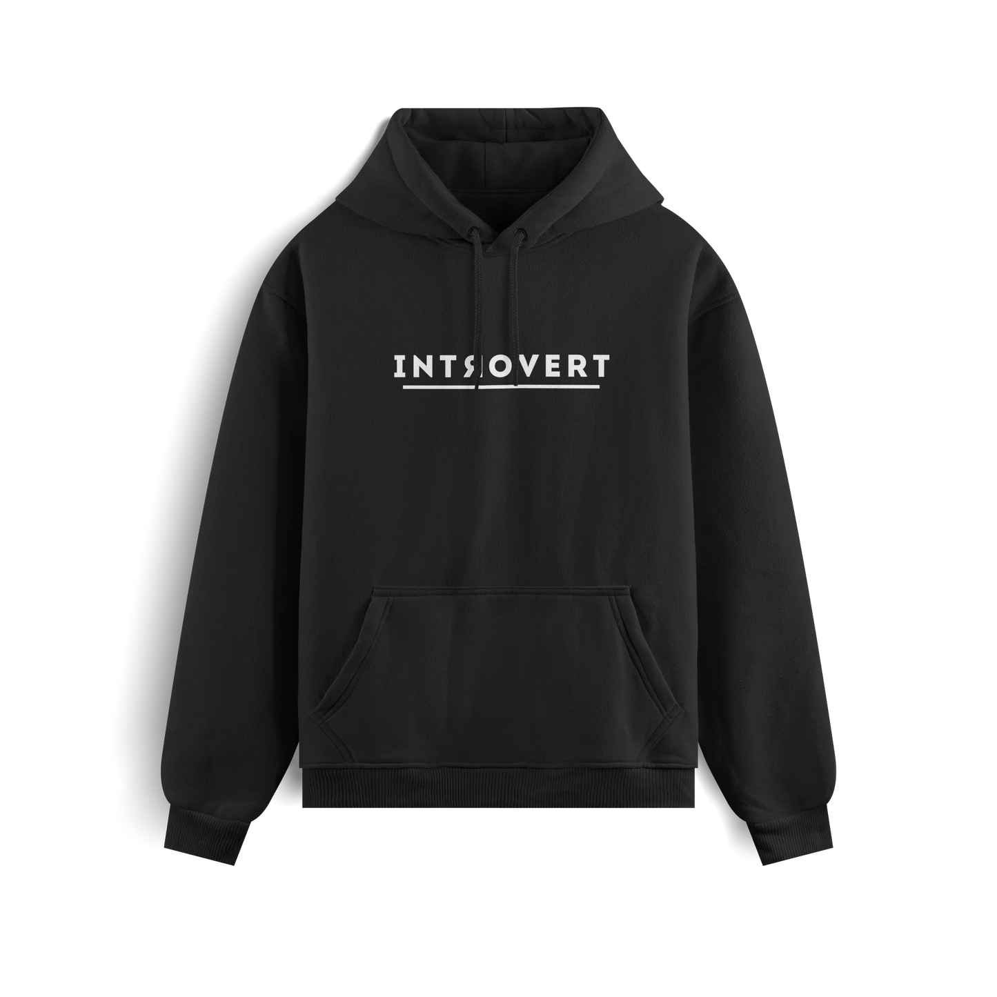 Introvert - Black - Hoodie