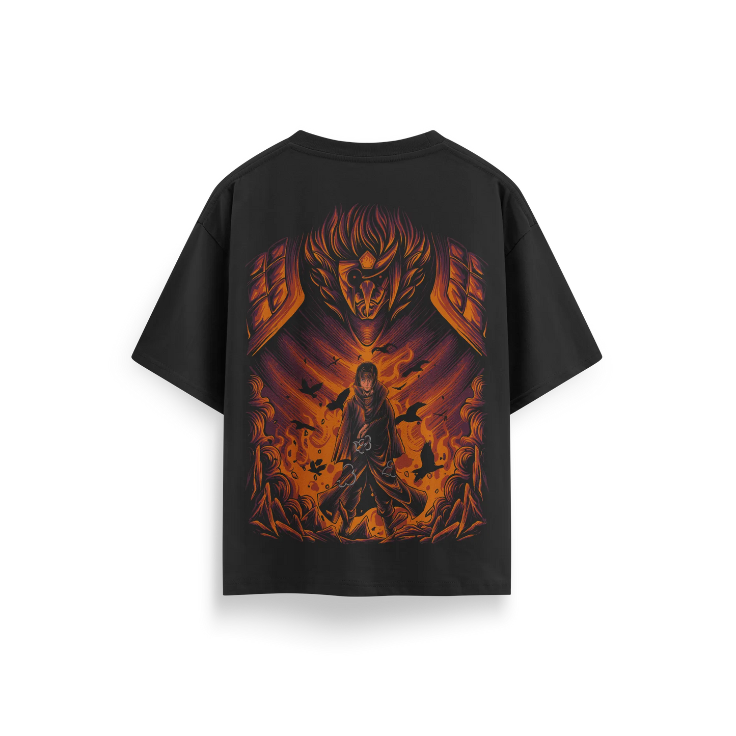 Itachi - Naruto - Black - Oversized T-Shirt