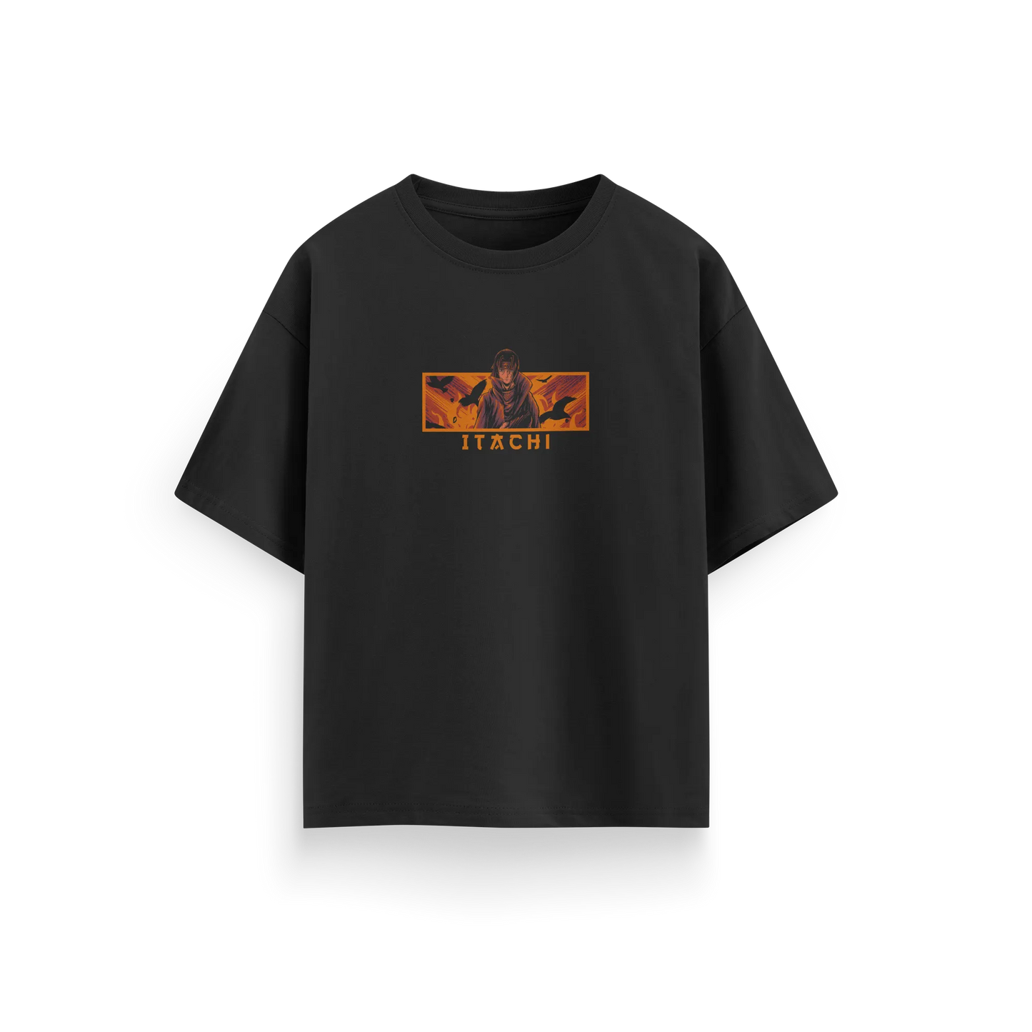 Itachi - Naruto - Black - Oversized T-Shirt