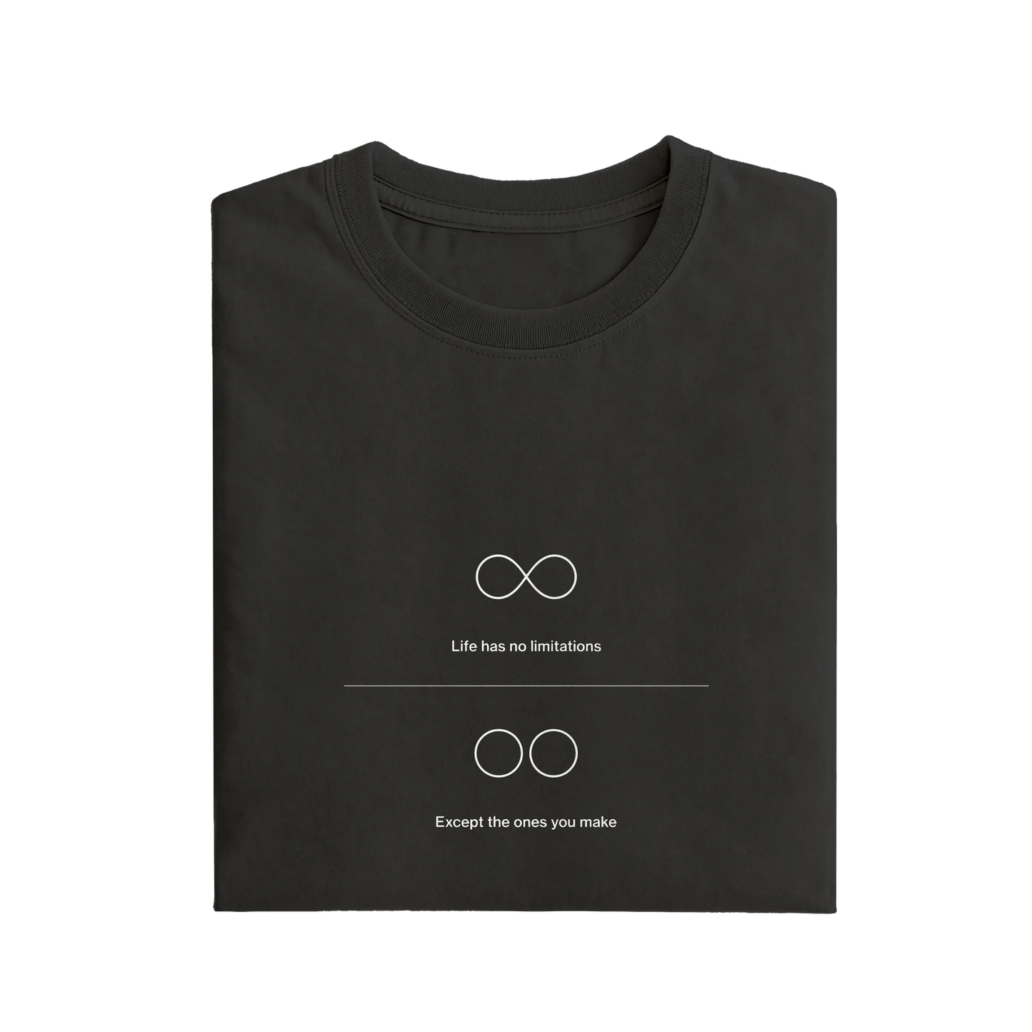 Life Has No Limitations - Black - T-Shirt