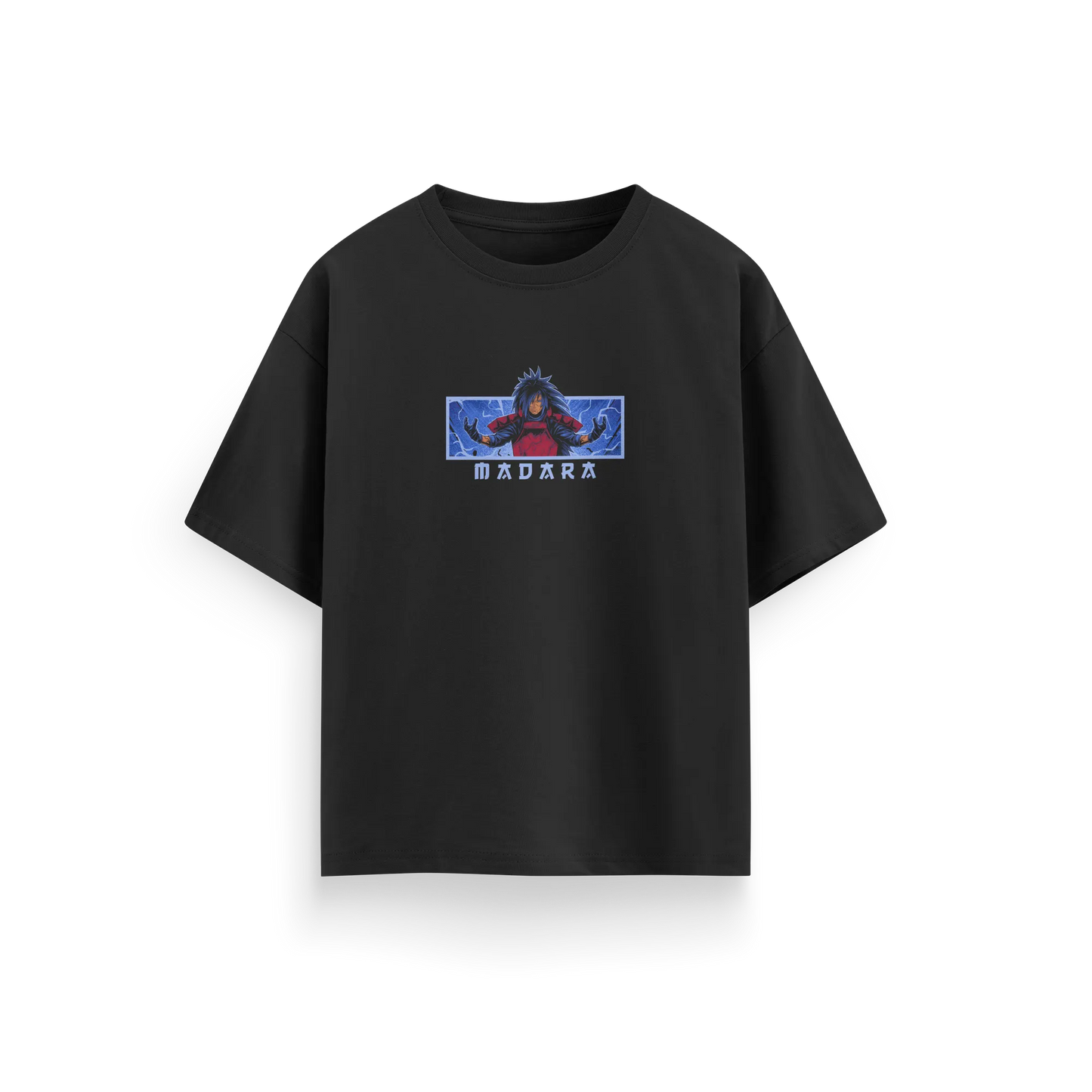 Madara - Naruto - Black - Oversized T-Shirt