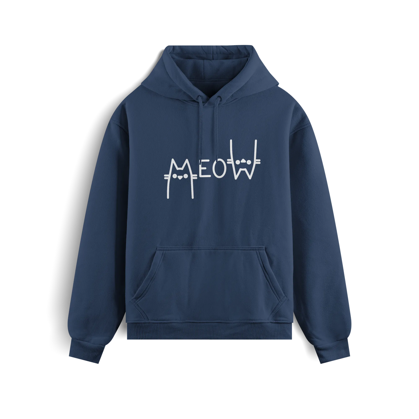 Meow - Navy Blue - Hoodie