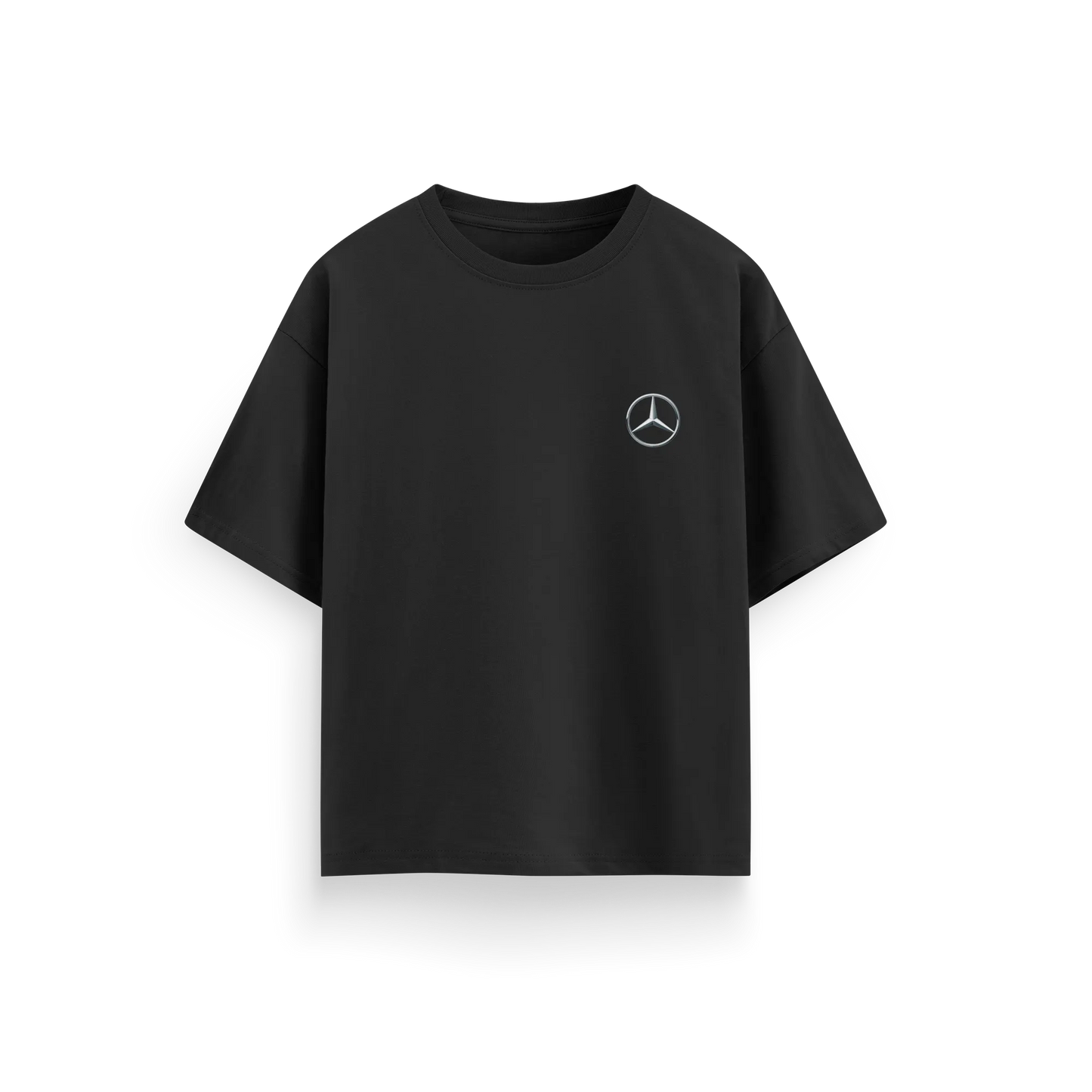Mercedes Benz - Black - Oversized T-Shirt