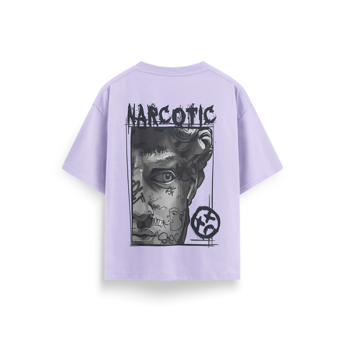 Narcotic - Lavender - Oversized - T-Shirt