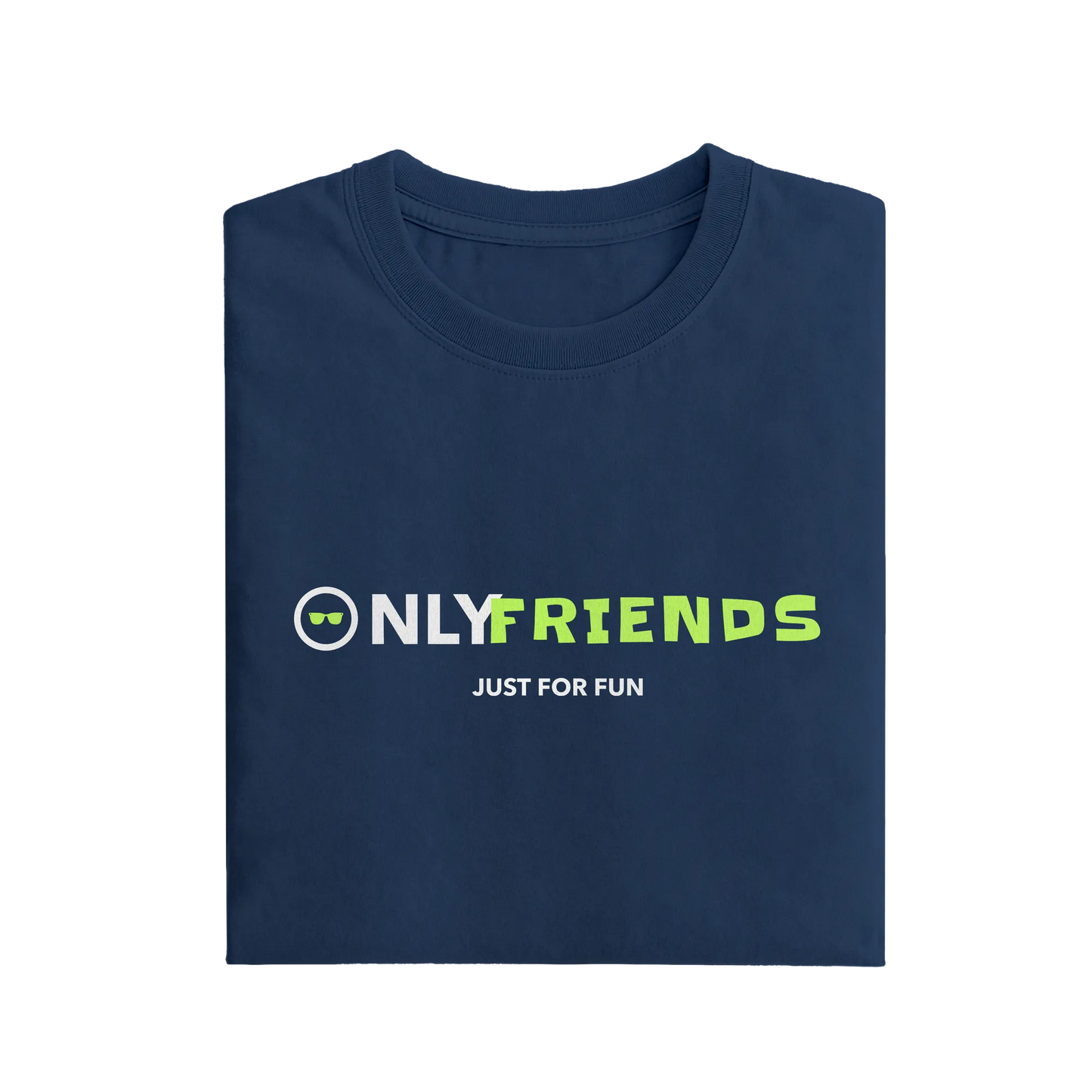Only Friends - Navy Blue - T-Shirt