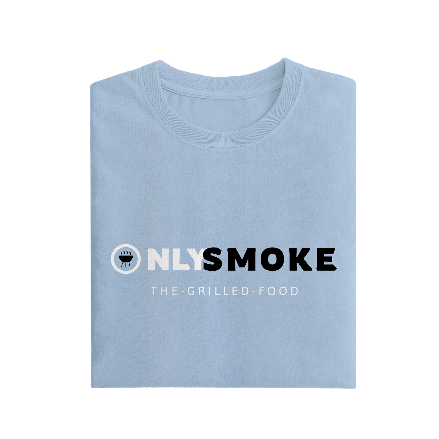 Only Smoke - Baby Blue - T-Shirt