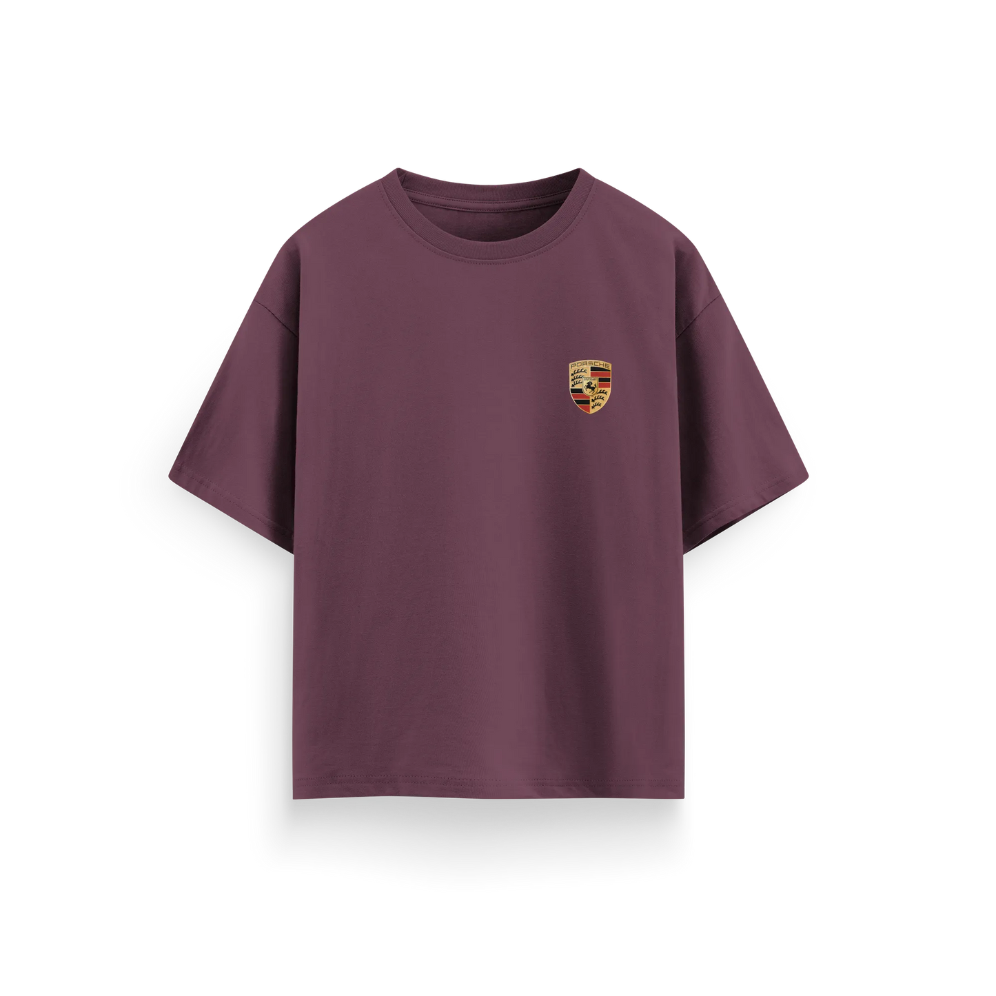Porsche-911 - Maroon - Oversized T-Shirt