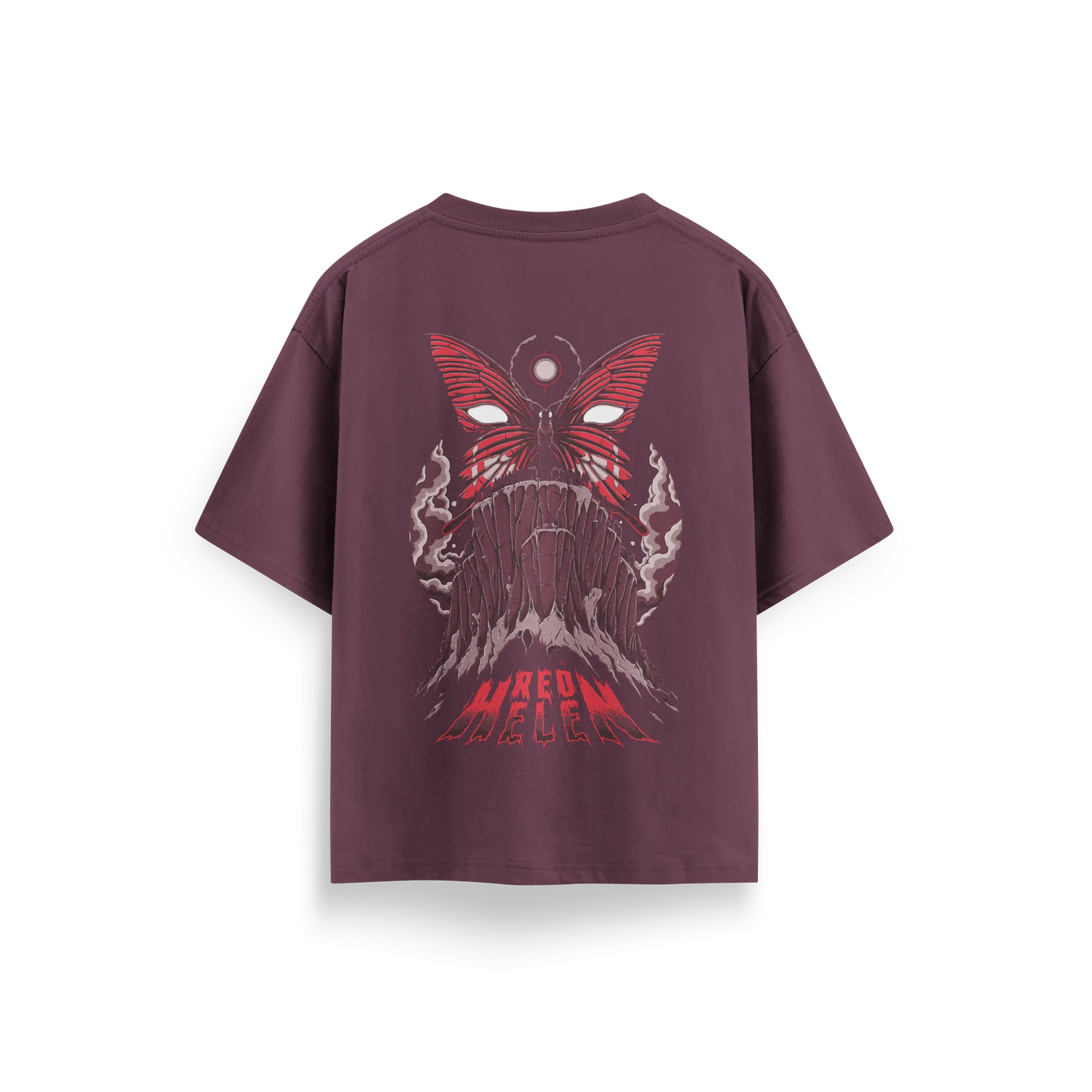 Red Helen - Maroon - Oversized T-Shirt