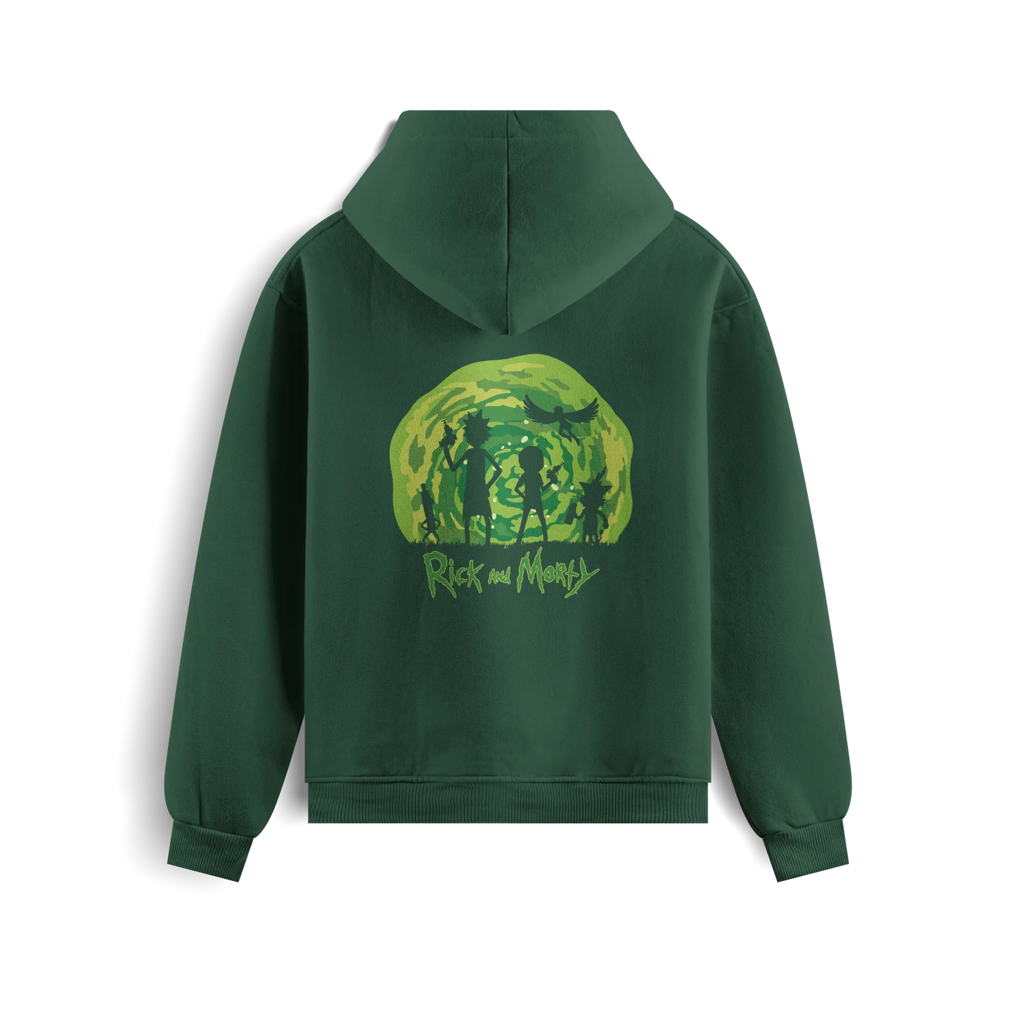 Rick And Morty - Green - Hoodie