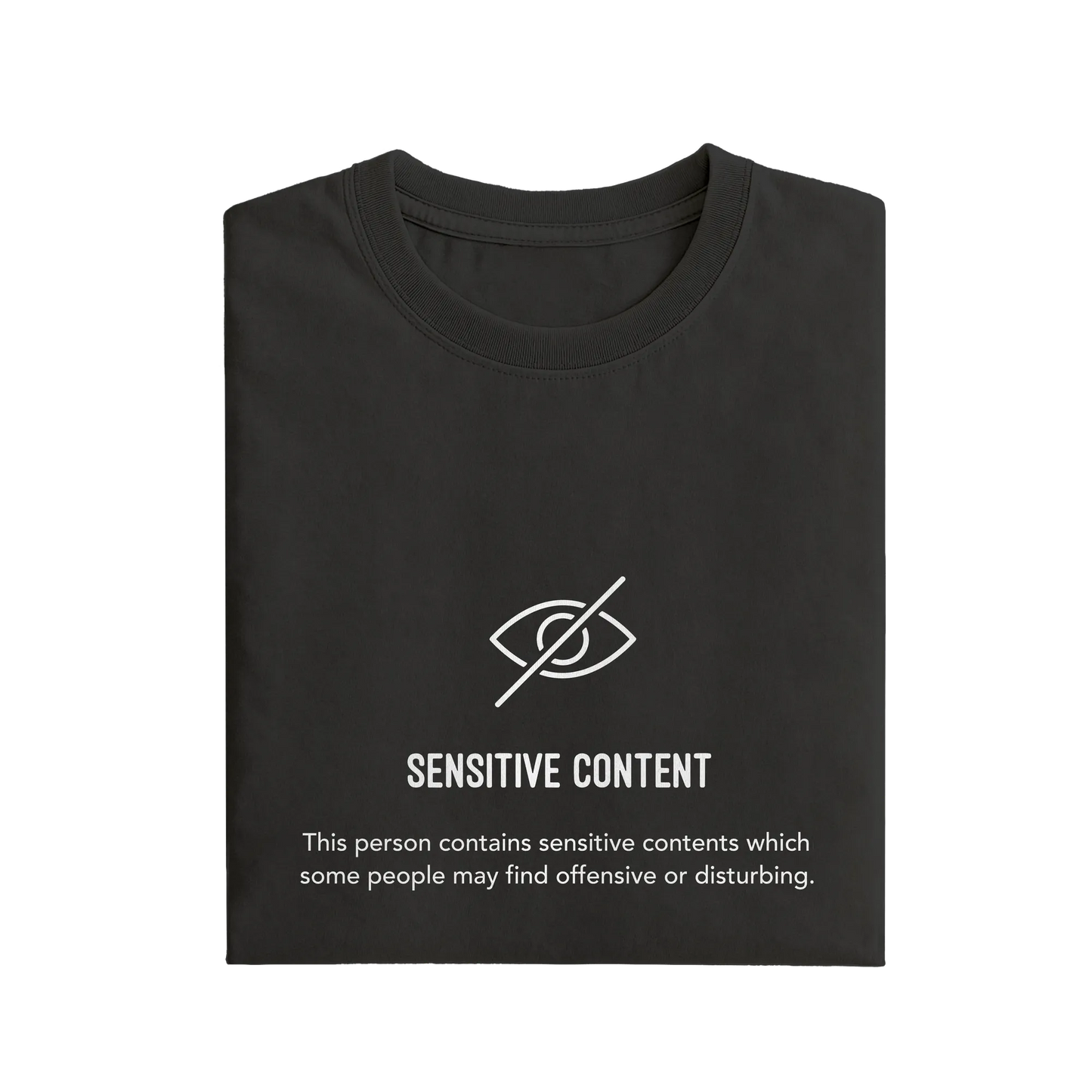 Sensitive Content - Black - T-Shirt