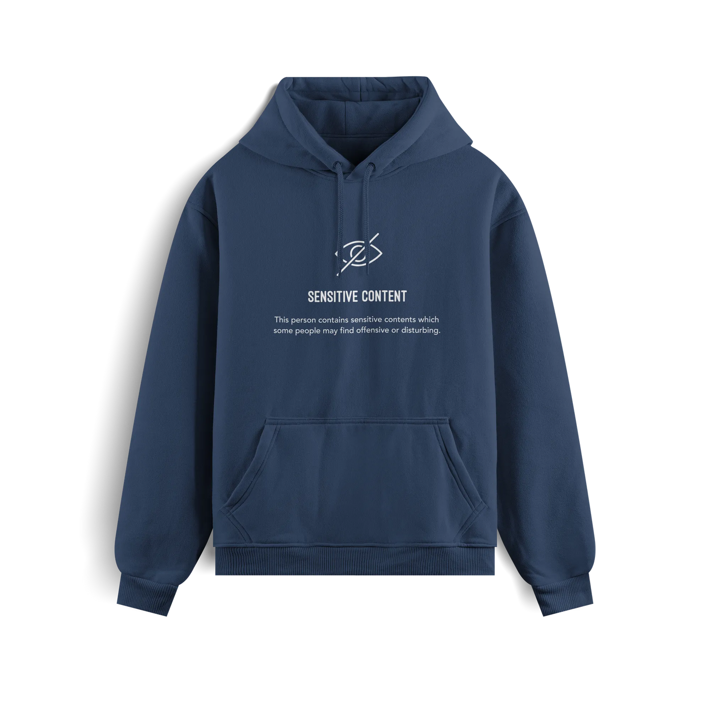 Sensitive Content - Navy Blue - Hoodie