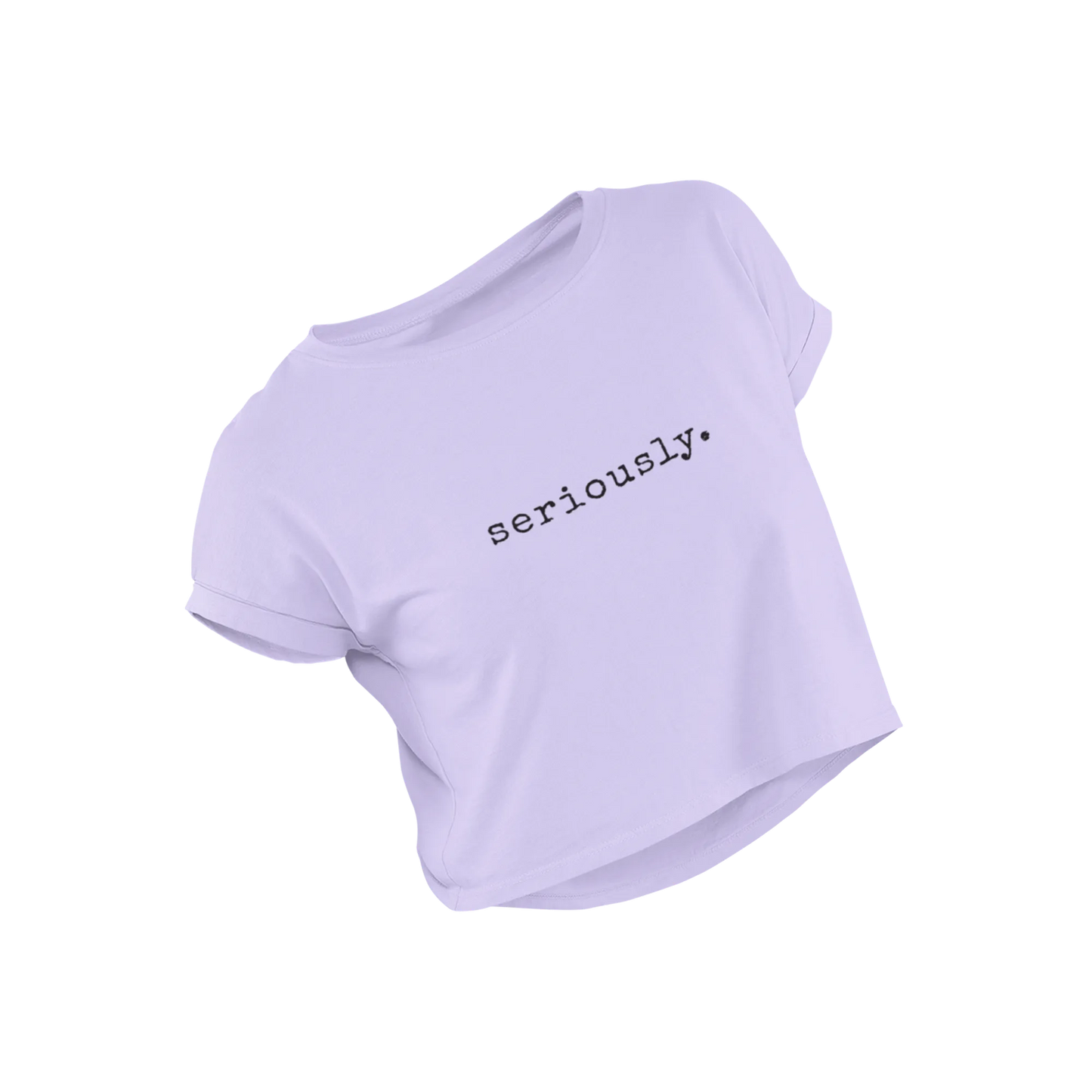 Seriously - Lavender - Croptop