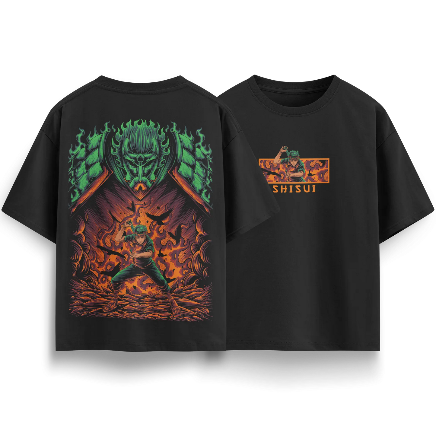 Shisui - Naruto - Black - Oversized T-Shirt