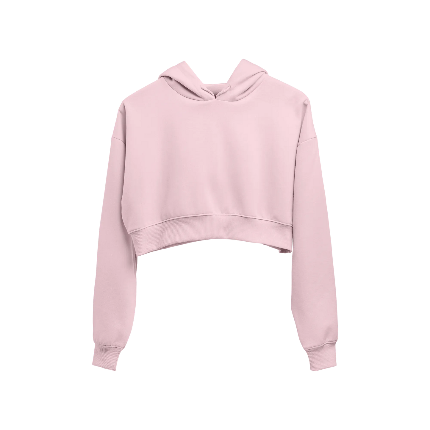 Baby Pink - Cropped Hoodie