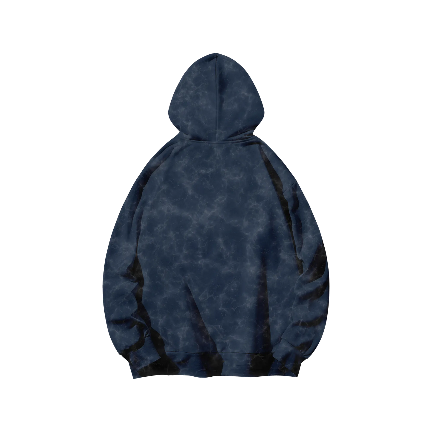 Navy Blue - Acid Washed Hoodie