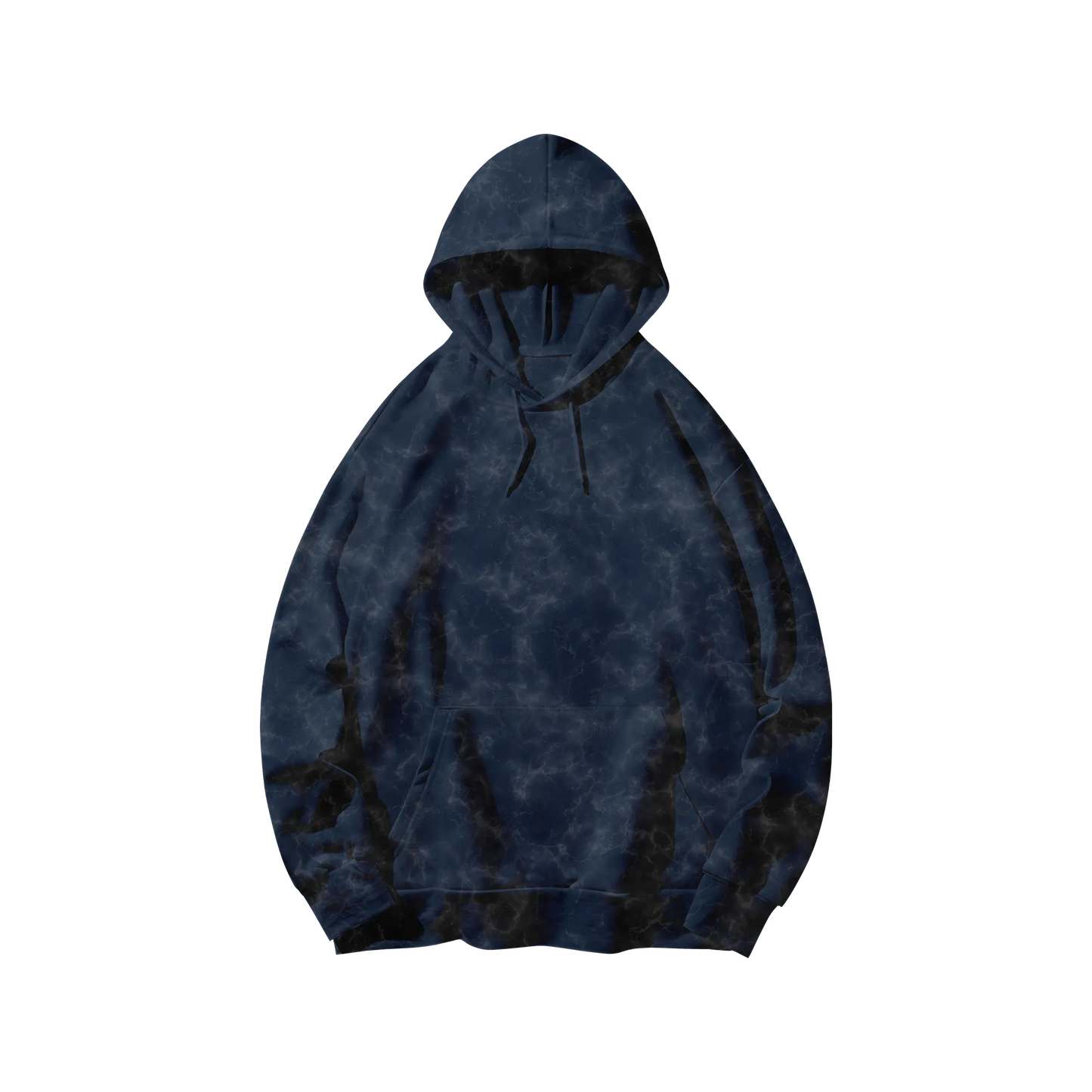 Navy Blue - Acid Washed Hoodie