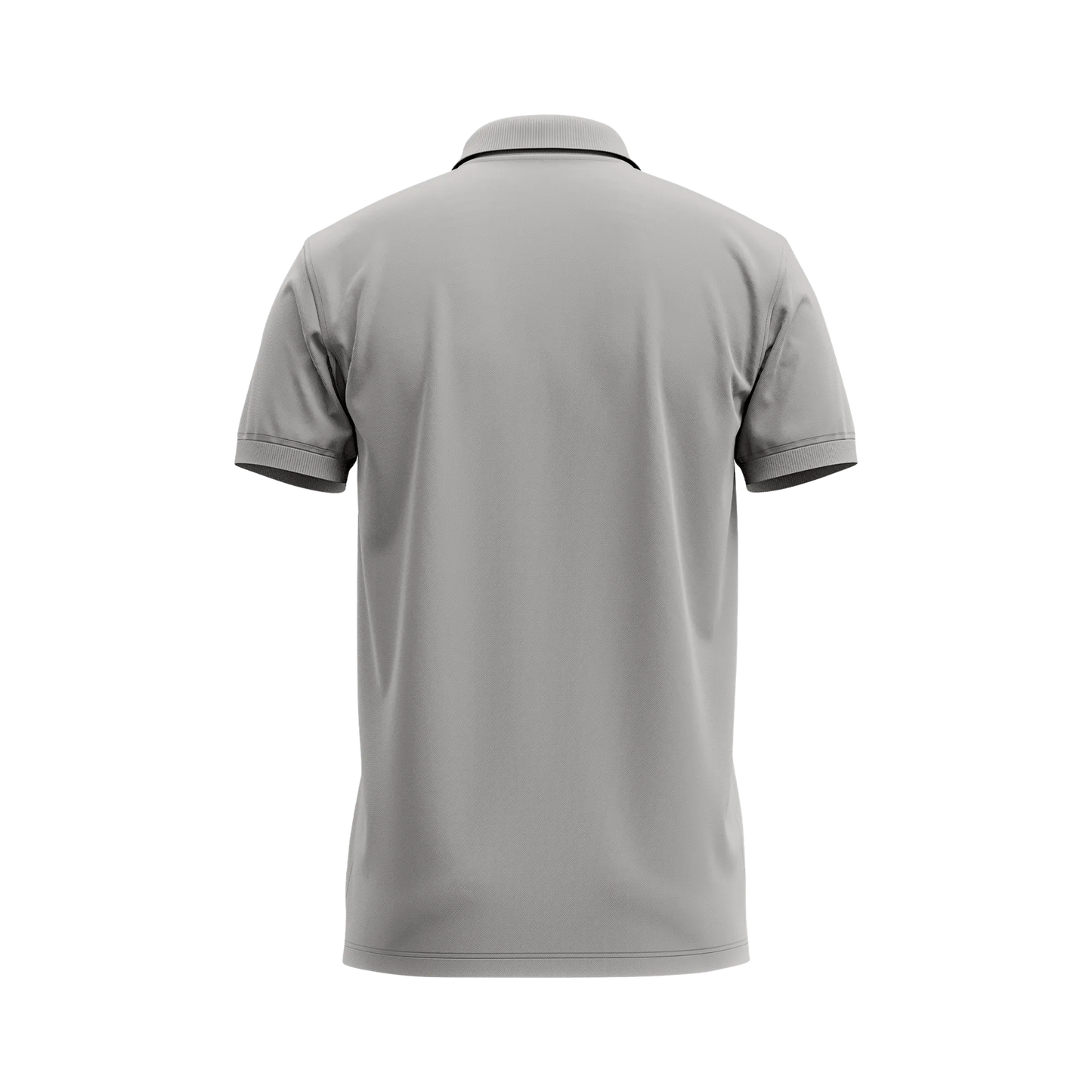 Grey Melange - Polo T-Shirt