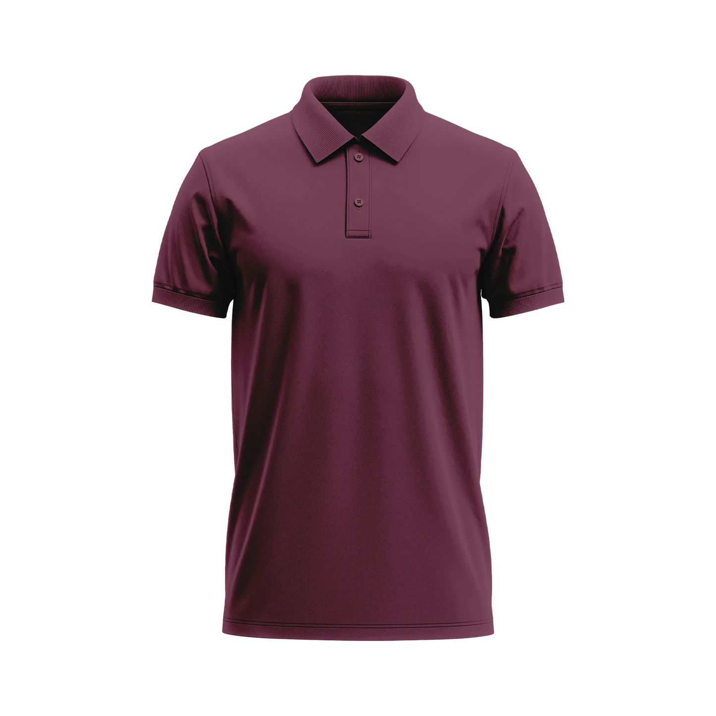 Maroon - Polo T-Shirt